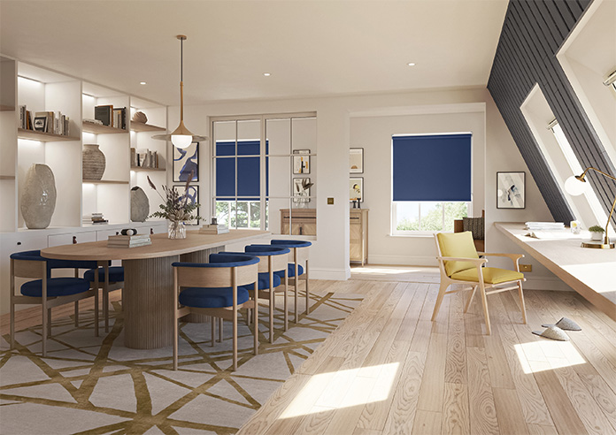 Palermo (Blackout), Midnight - Twist&Fit Roller Blind - Image 7